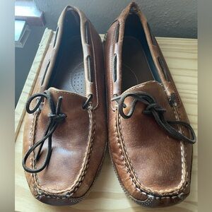 L.L. Bean Men’s Leather Slipper Moccasin Loafers